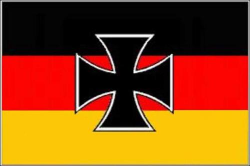 Fahne Flagge Deutschland 90x150 mit Ösen Eisernes Kreuz Fanartikel Deko WM Neu